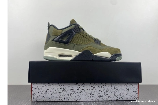 4 SE Jordan Medium Retro  FB9927-200  Olive FB9927-200  Craft  0319